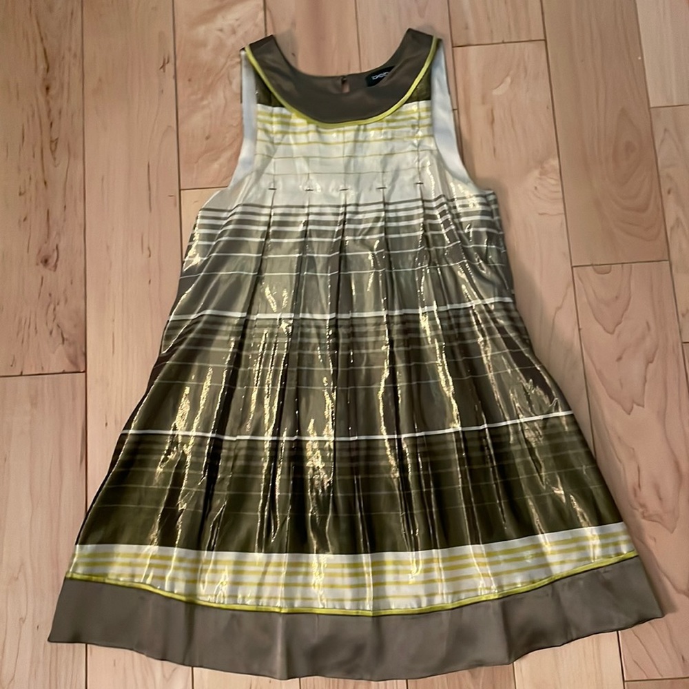 bebe golden dress